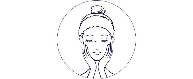 塗布するイラスト