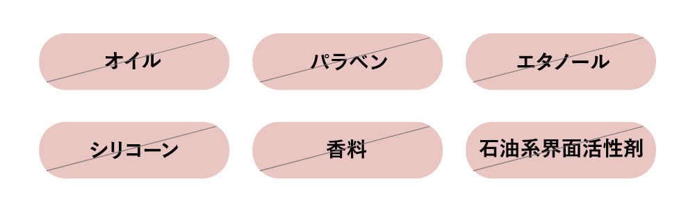 肌に不要と考える成分は無添加