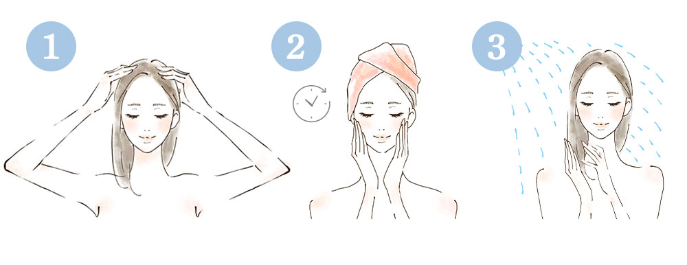 CACヘアパックの使い方