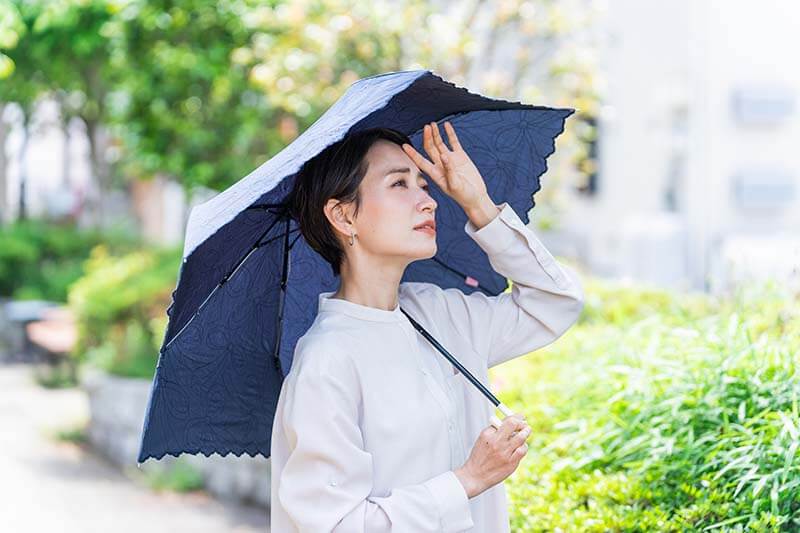 頭皮の日やけ対策