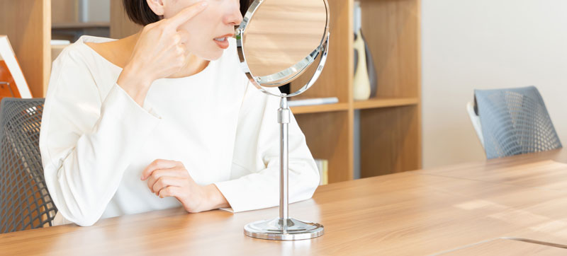 粉吹き肌の原因とは？