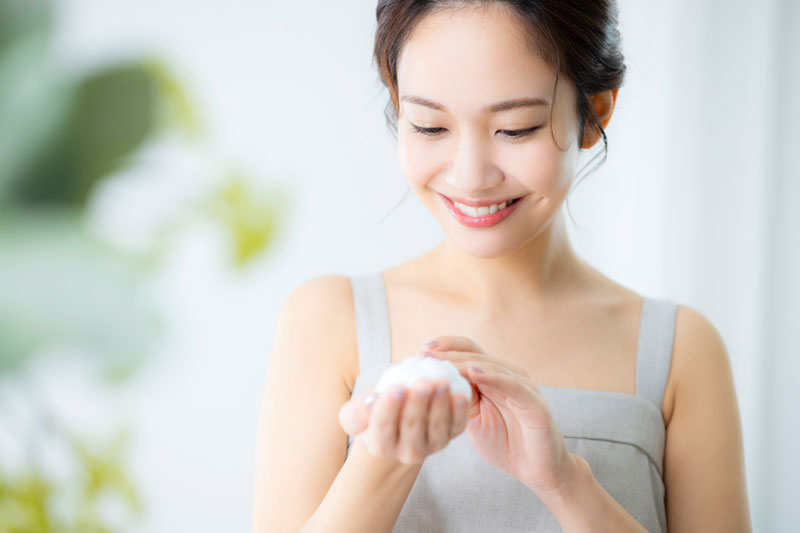 泡で出てくる洗顔の3つのメリット